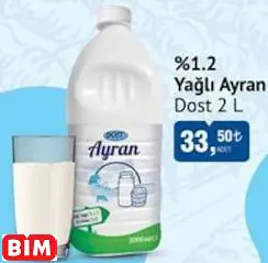 DOST %1.2 YAĞLI AYRAN